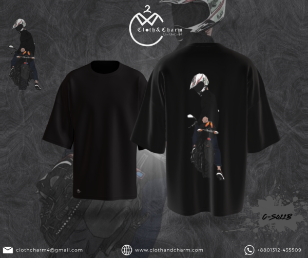 Bike - Drop Shoulder T-Shirt - Image 4