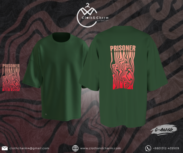 Prisoner - Drop Shoulder T-Shirt - Image 4