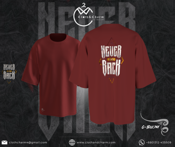 Back - Drop Shoulder T-Shirt - Image 3