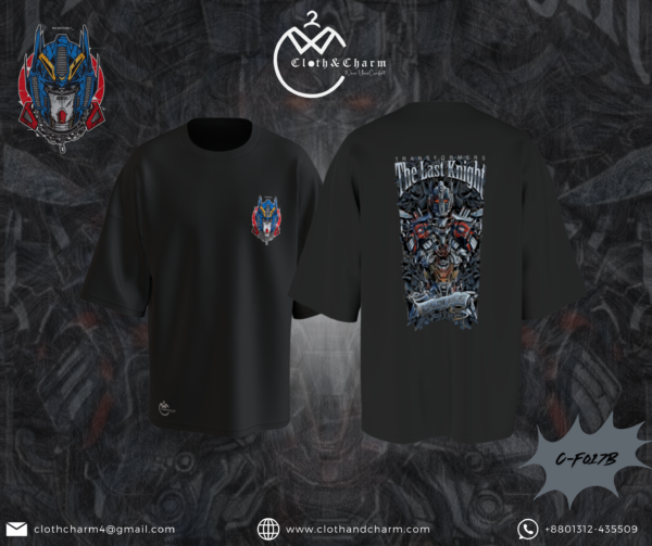Optimus Prime - Drop Shoulder T-Shirt - Image 3
