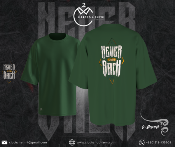 Back - Drop Shoulder T-Shirt - Image 2