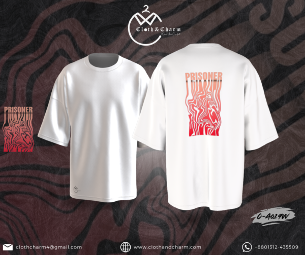 Prisoner - Drop Shoulder T-Shirt - Image 2