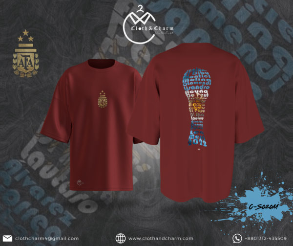 Argentina - Drop Shoulder T-Shirt - Image 4
