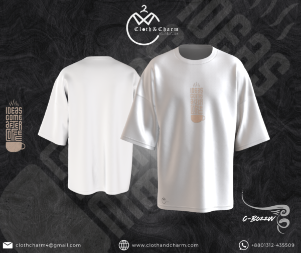 Coffee - Drop Shoulder T-Shirt - Image 2