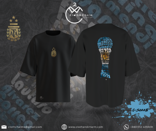 Argentina - Drop Shoulder T-Shirt - Image 3