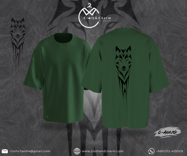 Fox - Drop Shoulder T-Shirt - Image 2