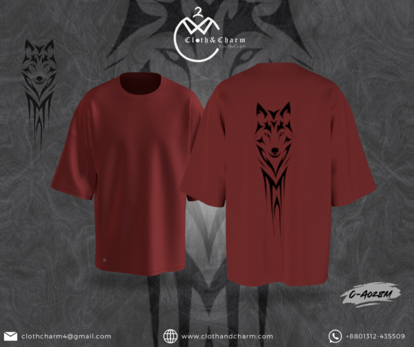Fox - Drop Shoulder T-Shirt - Image 3