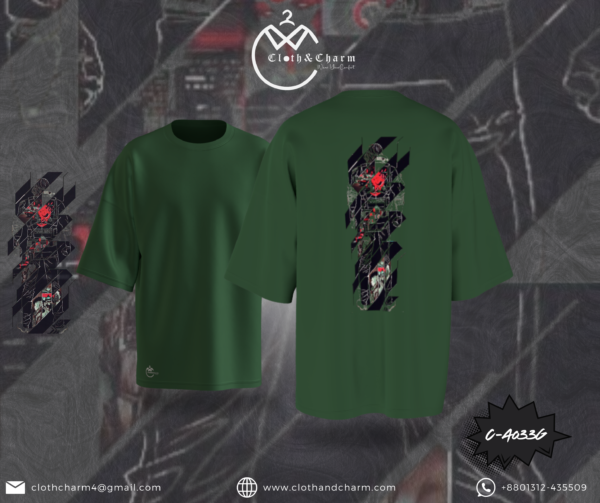 Cyber - Drop Shoulder  T-Shirt