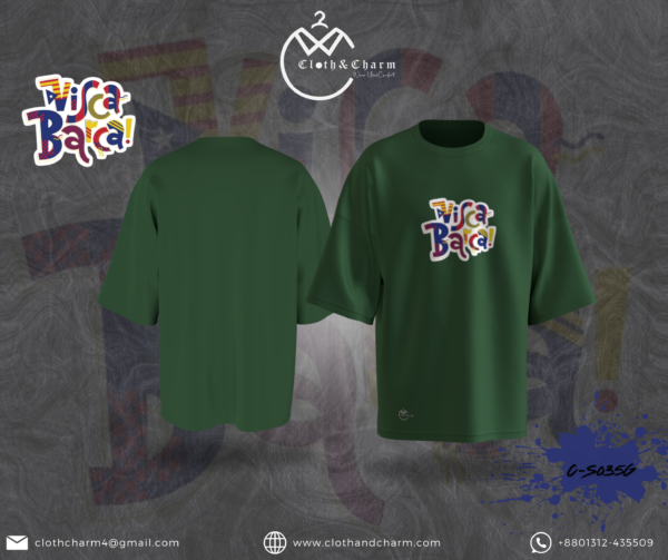 FC Barcelona - Drop Shoulder T-Shirt - Image 2