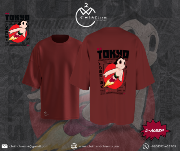 Astrboy - Drop Shoulder T-Shirt - Image 2