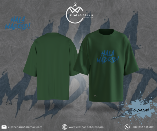 Real Madrid  - Drop Shoulder T-Shirt - Image 3