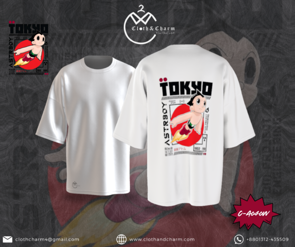 Astrboy - Drop Shoulder T-Shirt - Image 4