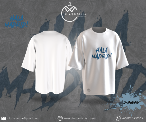 Real Madrid  - Drop Shoulder T-Shirt