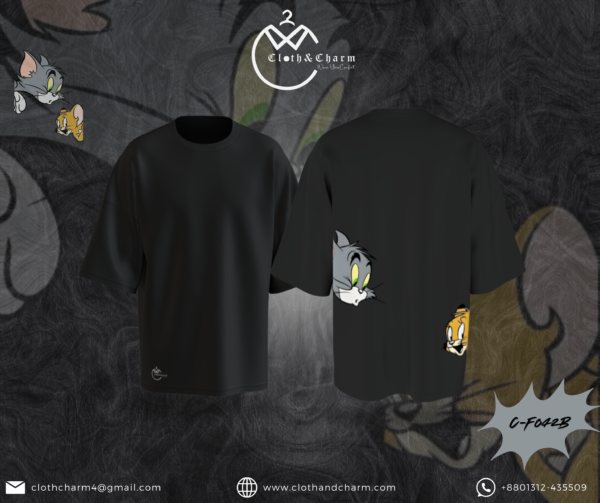 Tom & Jerry- Drop Shoulder T-Shirt