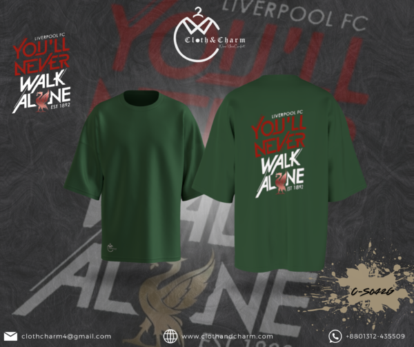 Liverpool - Drop Shoulder T-Shirt - Image 3