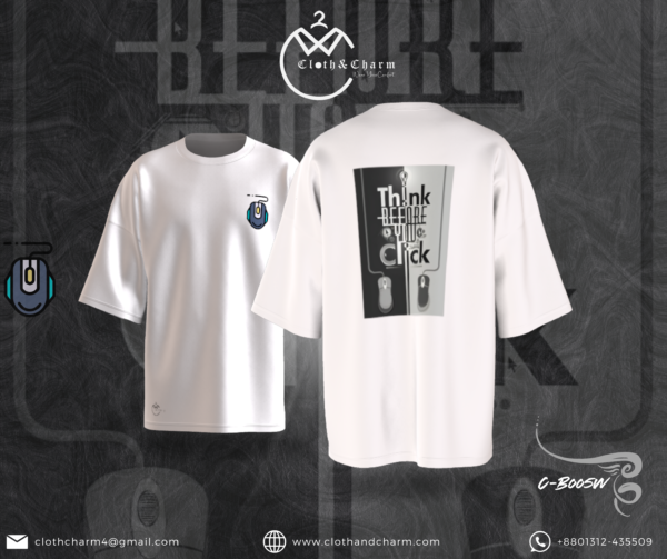 Click - Drop Shoulder T-Shirt - Image 4