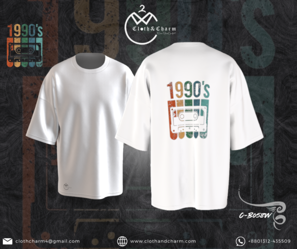 90S - Drop Shoulder T-Shirt - Image 4