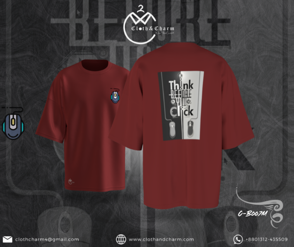 Click - Drop Shoulder T-Shirt - Image 3