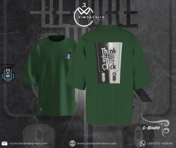Click - Drop Shoulder T-Shirt - Image 2