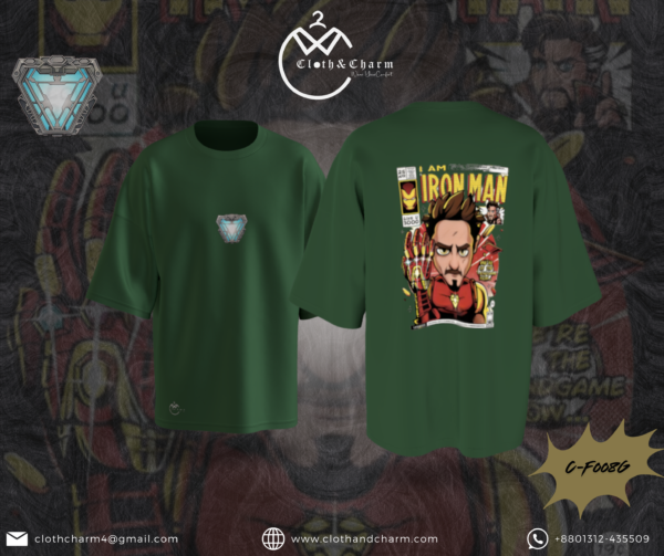 Iron Man - Drop Shoulder T-Shirt