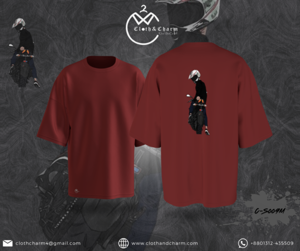 Bike - Drop Shoulder T-Shirt - Image 3