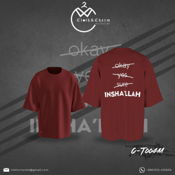 In Sha Allah - Drop Shoulder T-Shirt
