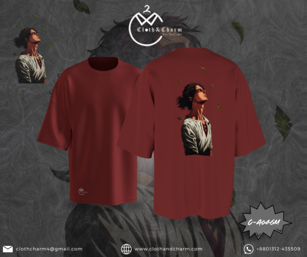 Eren- Drop Shoulder T-Shirt - Image 3