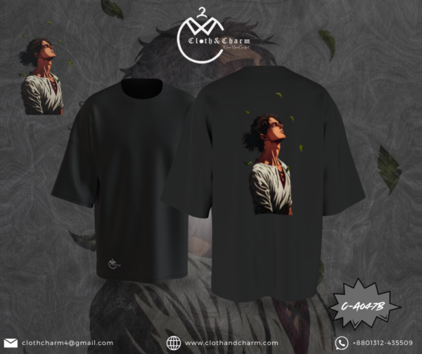 Eren- Drop Shoulder T-Shirt - Image 2
