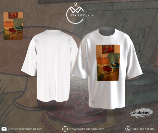 Nostalgic Tunes - Drop Shoulder T-Shirt - Image 2
