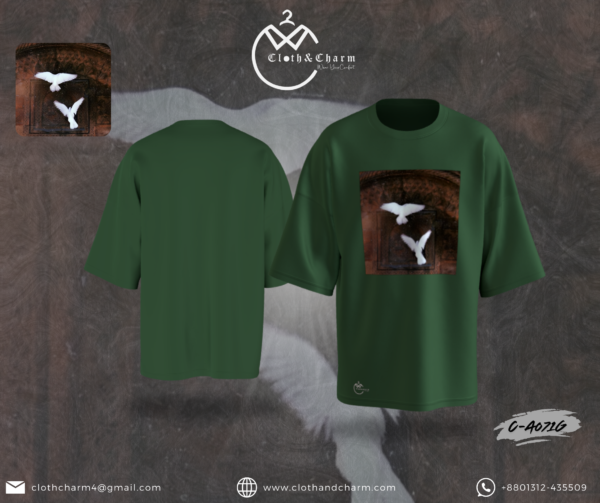 Pigeon - Drop Shoulder T-Shirt - Image 2