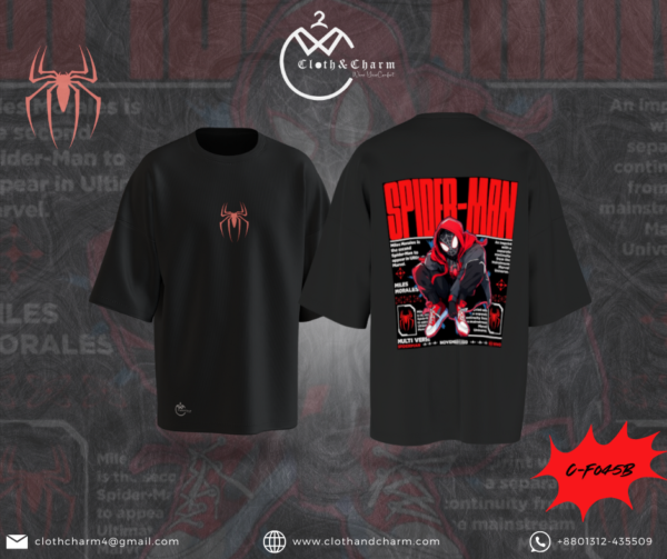 Spider man - Drop Shoulder t shirt 3.0 - Image 3