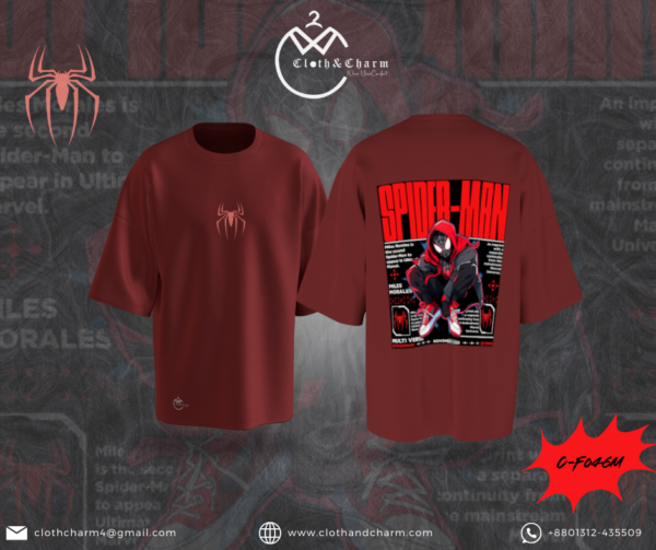 Spider man - Drop Shoulder t shirt 3.0 - Image 2