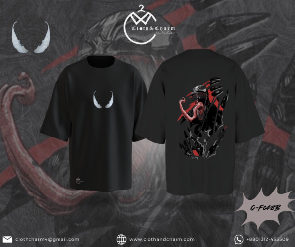 Venom - Drop shoulder T  shirt - Image 4