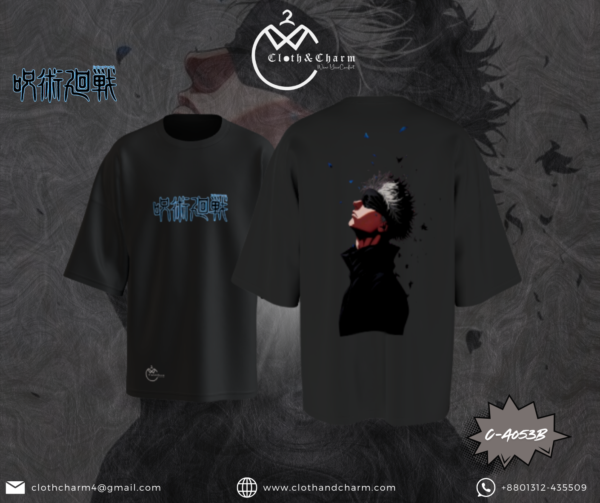 Saturo Gojo - Drop shoulder t shirt - Image 4