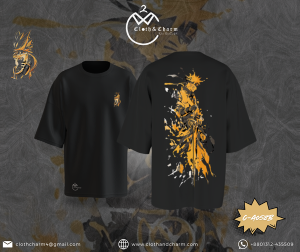Naruto - Drop Shoulder t shirt - Image 4