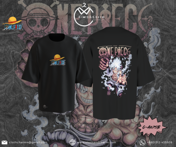 One Piece - Drop shoulder T shirt - Image 3