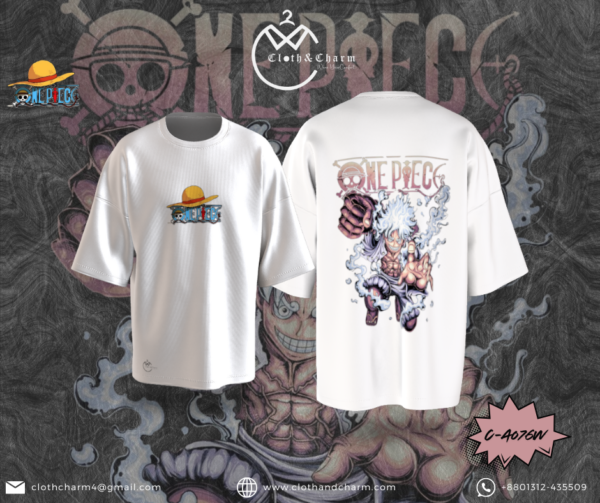 One Piece - Drop shoulder T shirt - Image 2