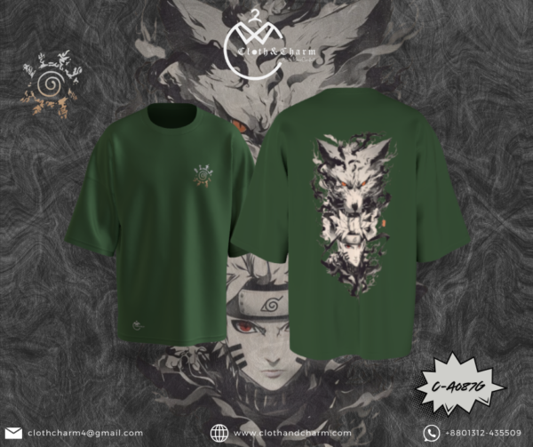 Naruto - Drop shoulder T shirt