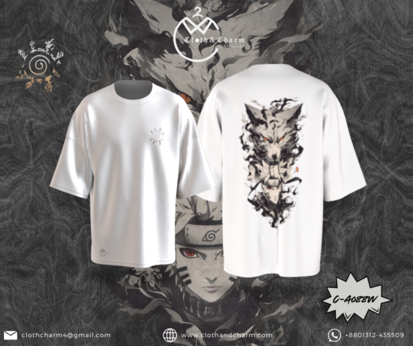 Naruto - Drop shoulder T shirt - Image 2