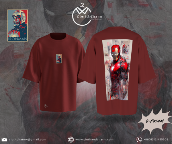 Ironman 2.0 - Drop shoulder T shirt - Image 3