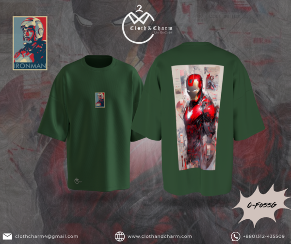 Ironman 2.0 - Drop shoulder T shirt - Image 4