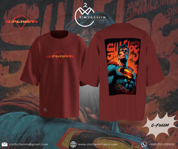 SUPERMAN 2.0 - Drop Shoulder T Shirt - Image 3