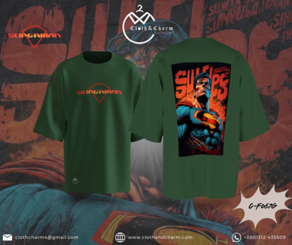 SUPERMAN 2.0 - Drop Shoulder T Shirt - Image 4