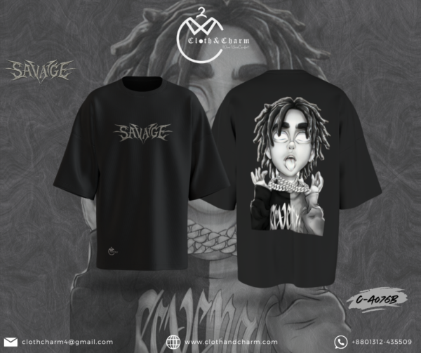 Savage - Drop Shoulder t shirt