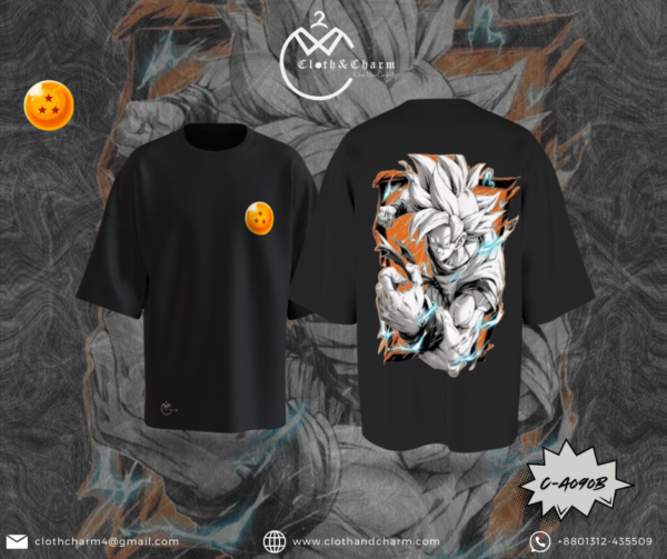 Goku 2.0 - Drop shoulder t shirt - Image 3
